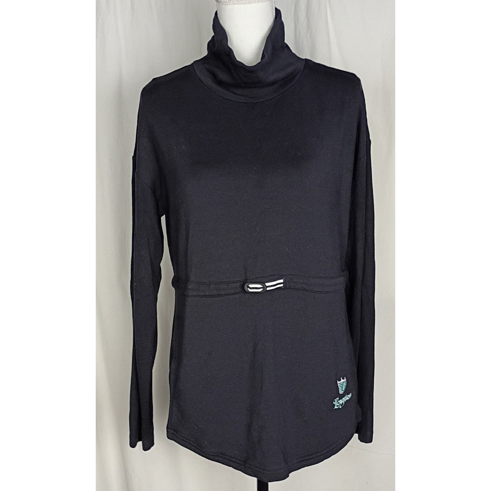 FootJoy The Club at Longview Golf Pullover Women's M Black Drawstring Sweatshirt